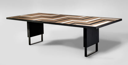 Domino Mid-Century Modern Dining Table